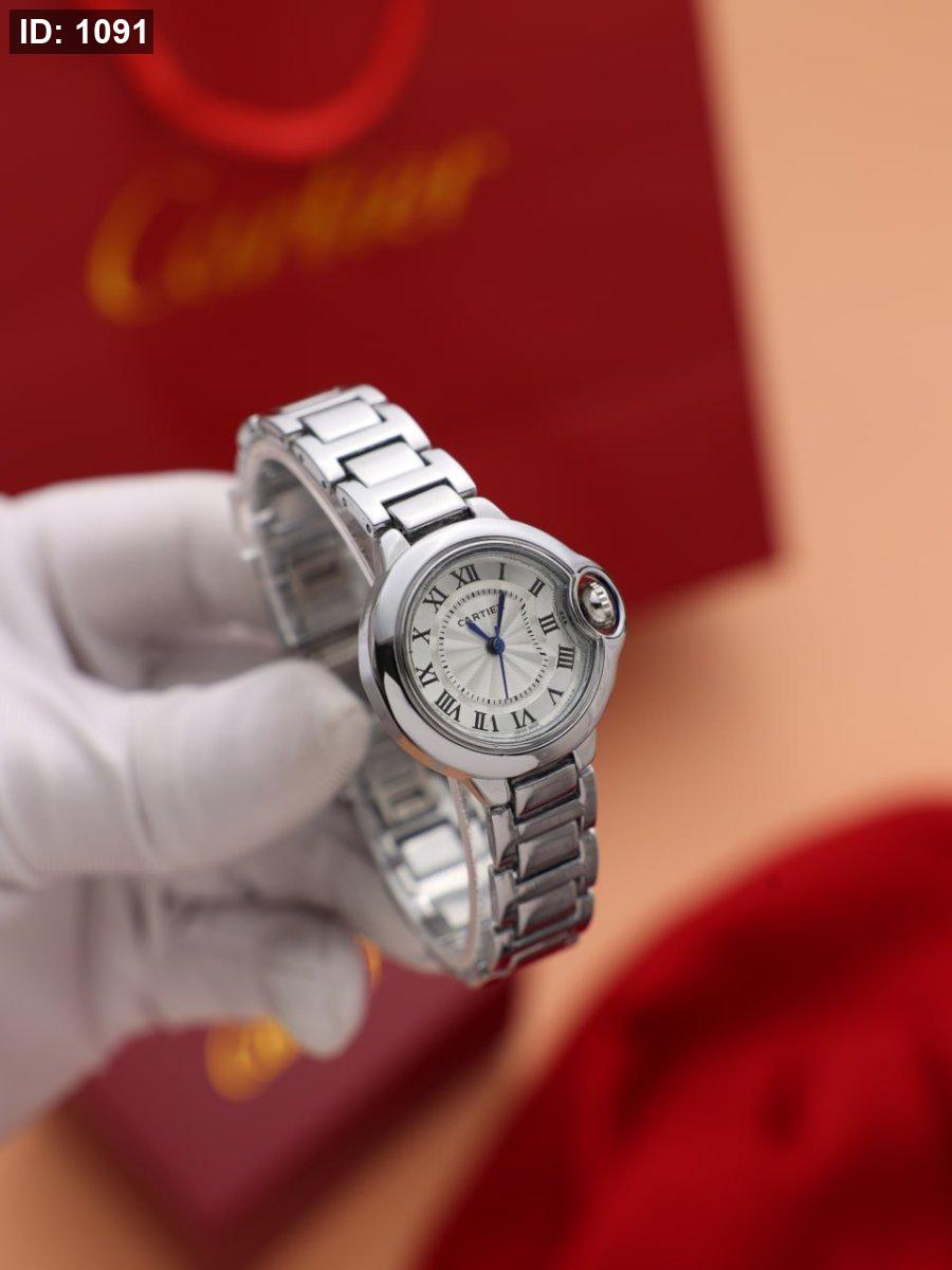 ساعة كارتير نسائية مع علبة C2